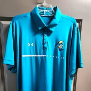 Under Amour Coastal Carolina University Men's Polo Shirt (Worn Once - No Flaws)